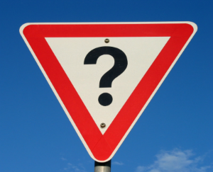 Question Mark Signboard